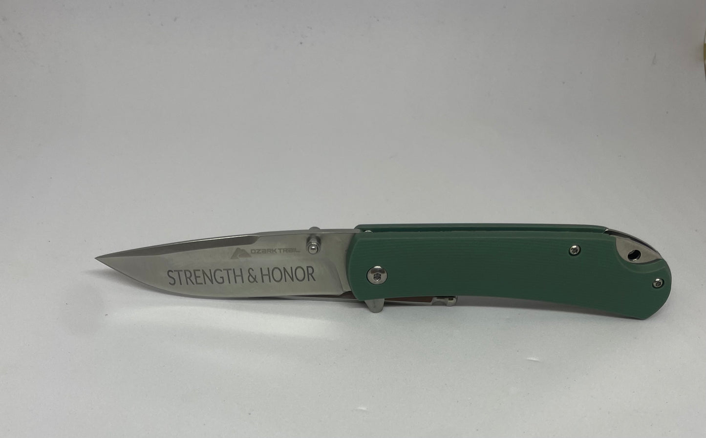 Engraved Folding Knife