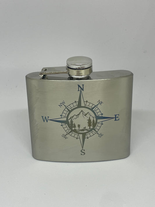 Engraved Pocket Flask
