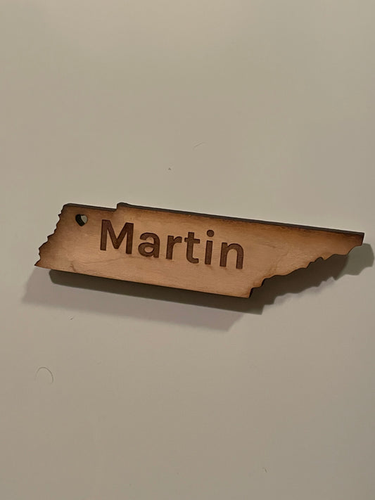 Wooden Hometown Magnet